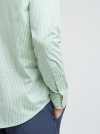 Park Avenue Men Slim Fit Striped Pure Cotton Formal Shirt