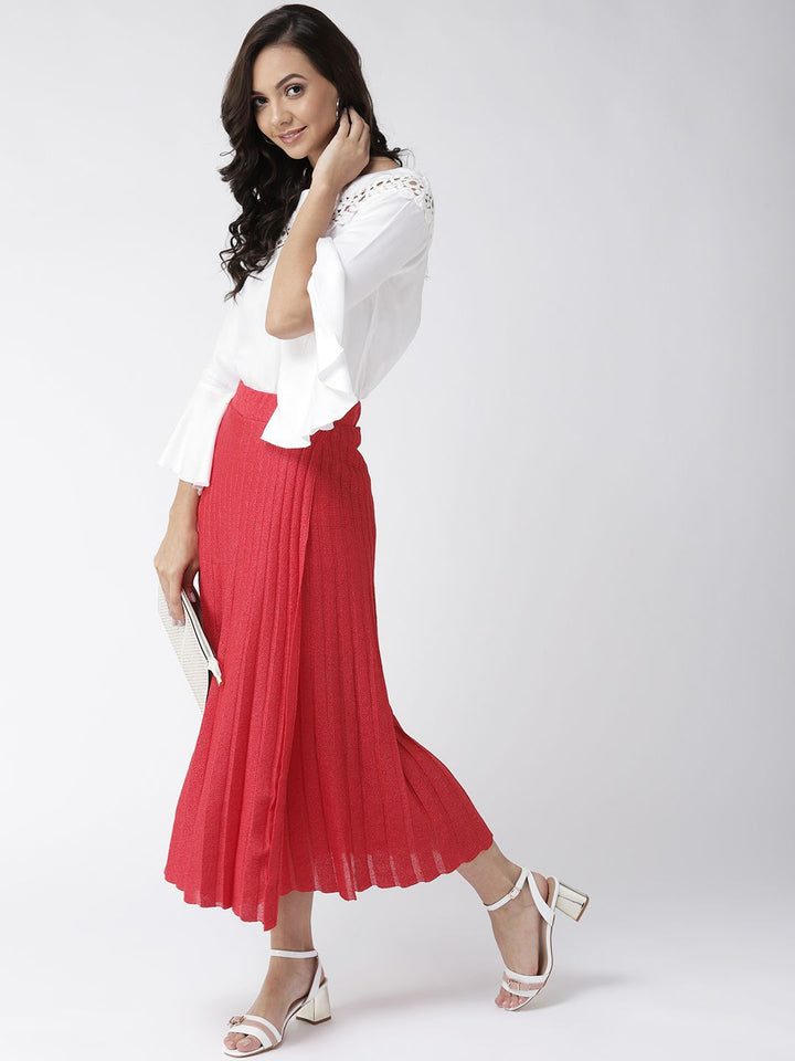 Style Quotient Women Off-White Solid Top