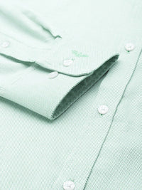 Park Avenue Pure Cotton Self Design Slim Fit Textured Formal Shirt
