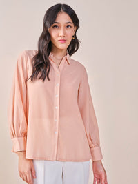 AND Solid Shirt Style Top