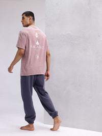HRX by Hrithik Roshan Men Typography Printed Pure Cotton Yoga T-shirt