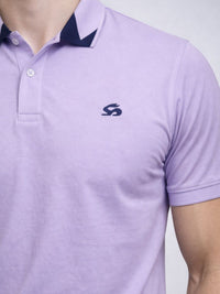 T-shirt Kolar Polo Logo Jenama ADRO Lelaki