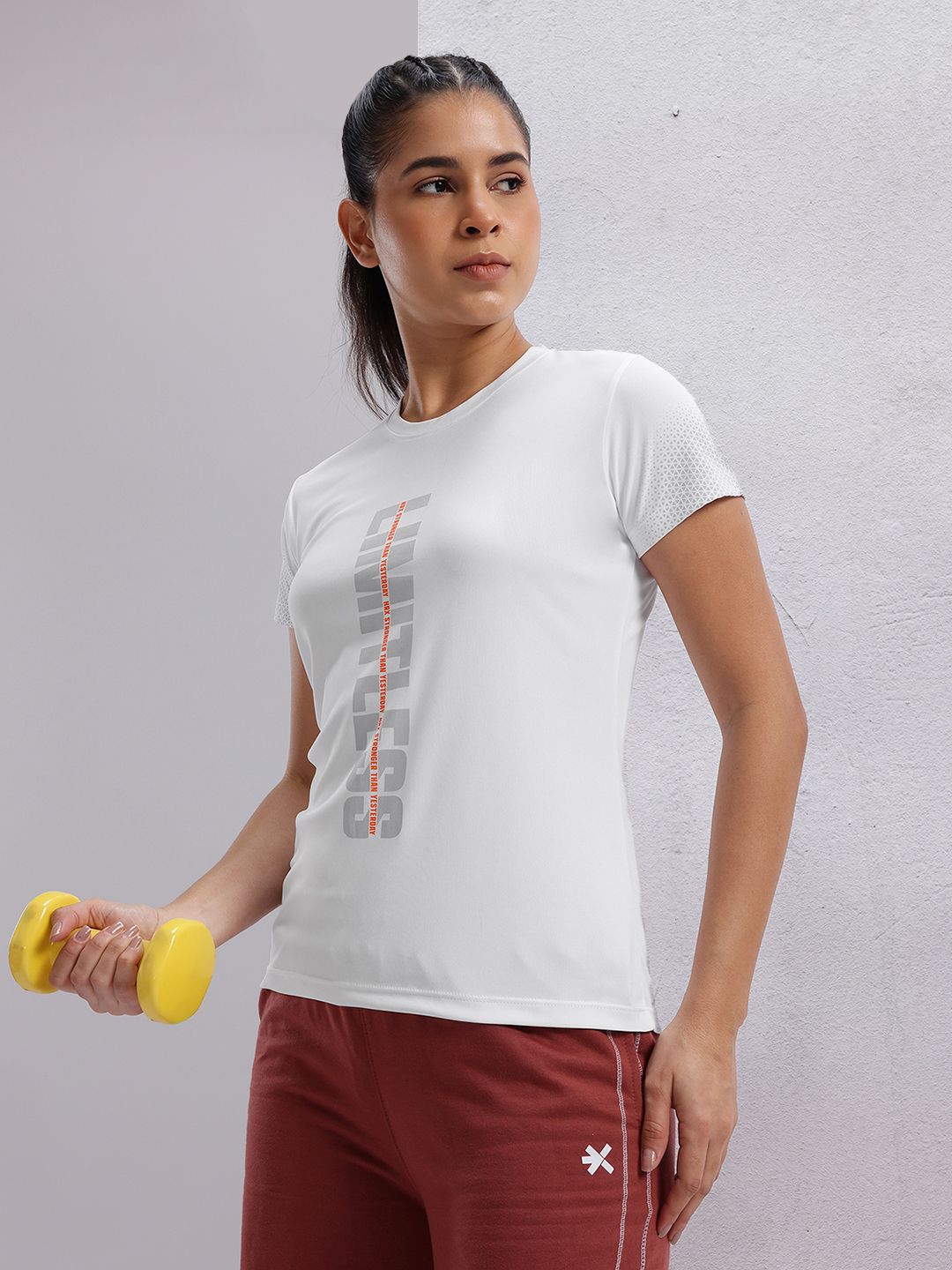 HRX by Hrithik Roshan Women Printed Rapid-Dry Training T-shirt