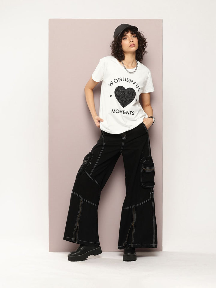 DILLINGER Embroidered Boxy T-shirt