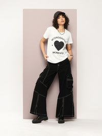 DILLINGER Embroidered Boxy T-shirt