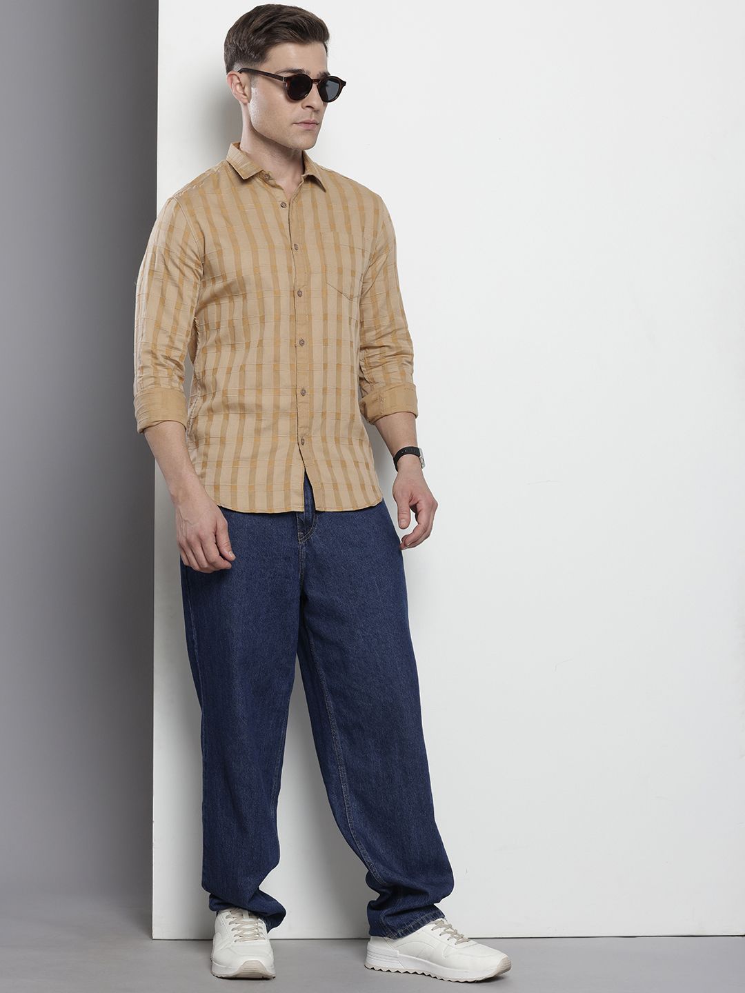 Lelaki Garage Co Indian Slim Fit Casual Casual