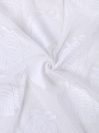 HOSTA HOMES White Floral Long Door Curtain