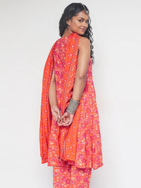 Global Desi Floral Printed Kurta with Trousers & With Dupatta