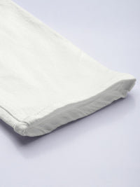 The Indian Garage Co Men White Slim Fit Jeans