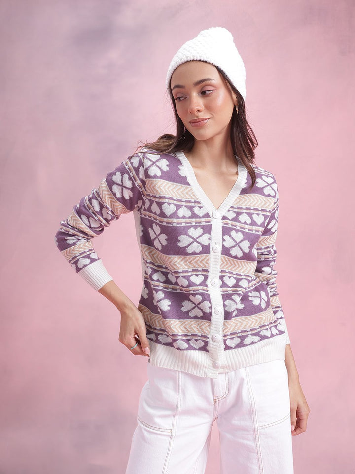 DressBerry Conversational Design Cardigan