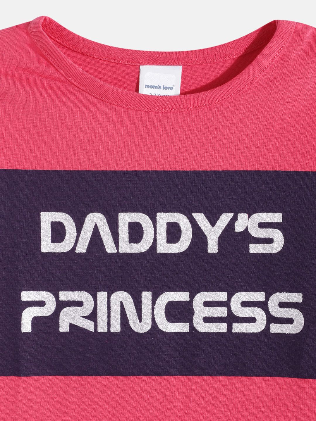 Moms Love Kids Girls Printed Pure Cotton Clothing Set