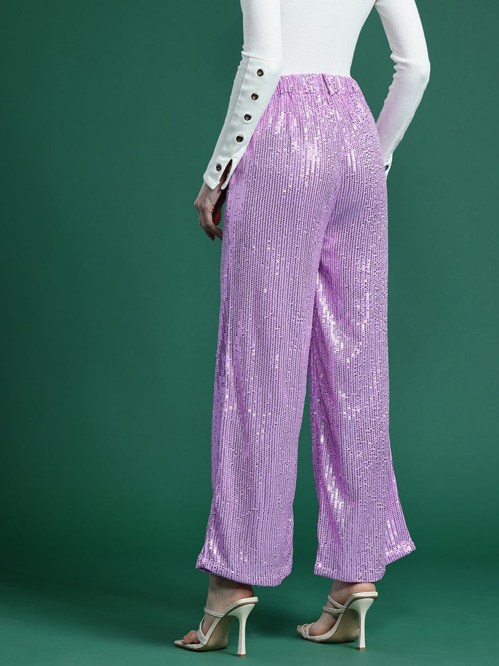 DressBerry Women Sequinned Trousers
