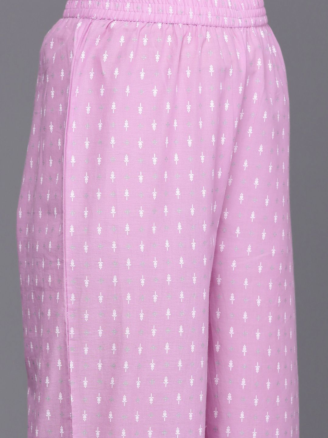 Varanga Floral Printed Regular Pure Cotton Kurta with Trousers