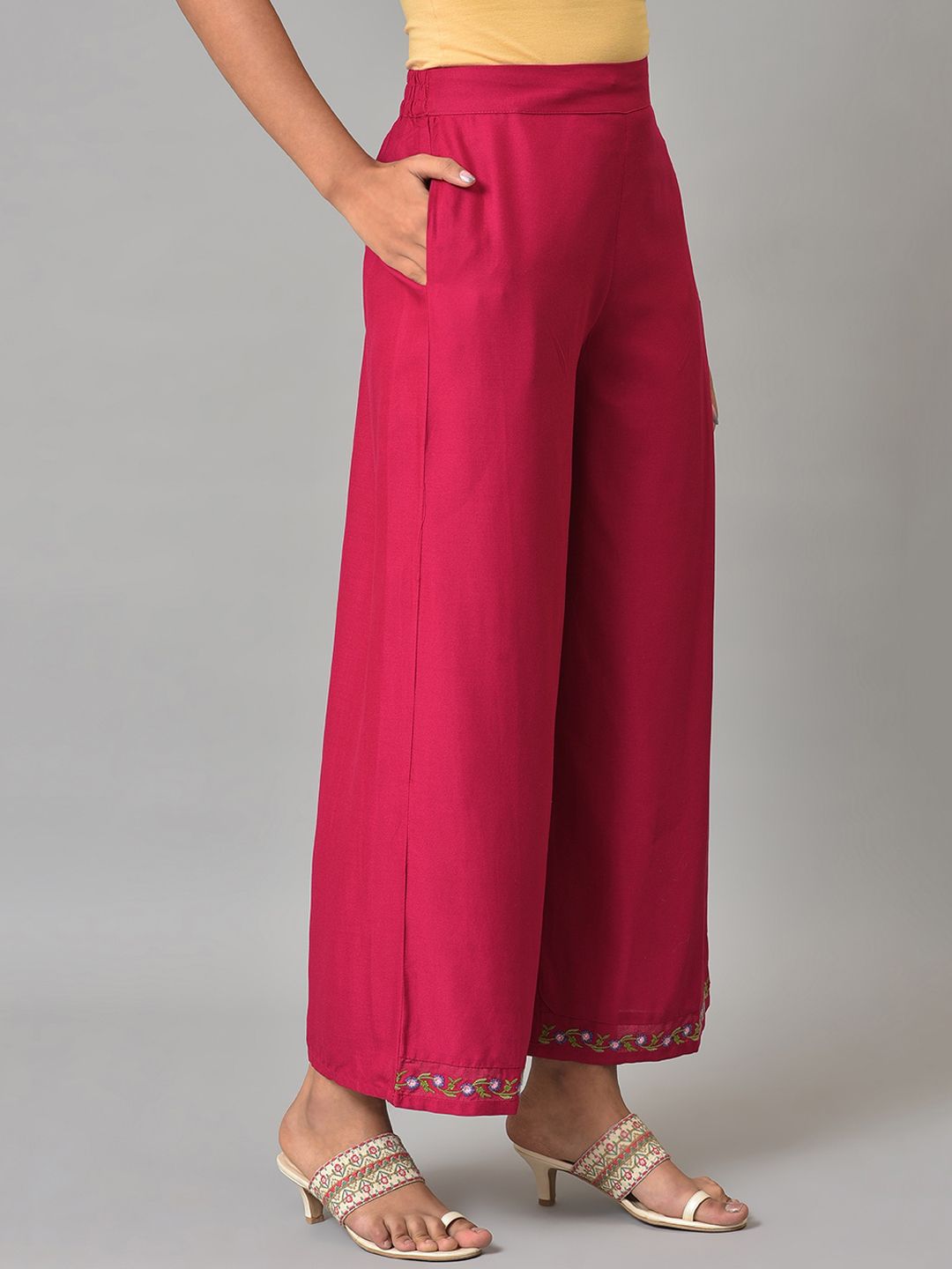 W Women Pink Trousers