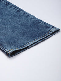 all about you Women Straight Fit High-Rise Heavy Fade Stretchable Jeans
