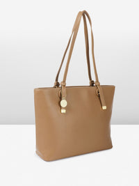 DressBerry Textured Structured Shoulder Bag