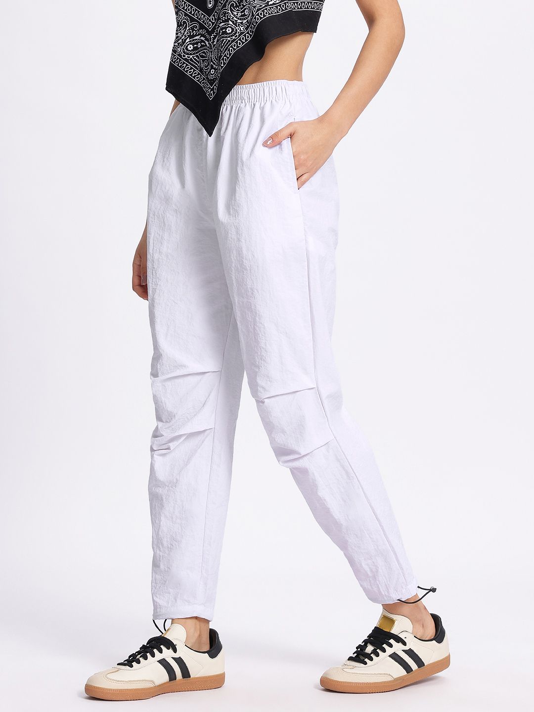 DressBerry Women Toggled Edge Track Pants