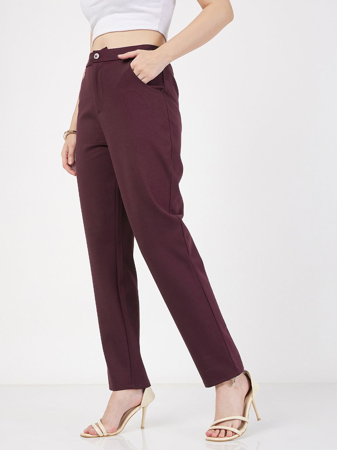 SASSAFRAS Women Slim Fit Trousers