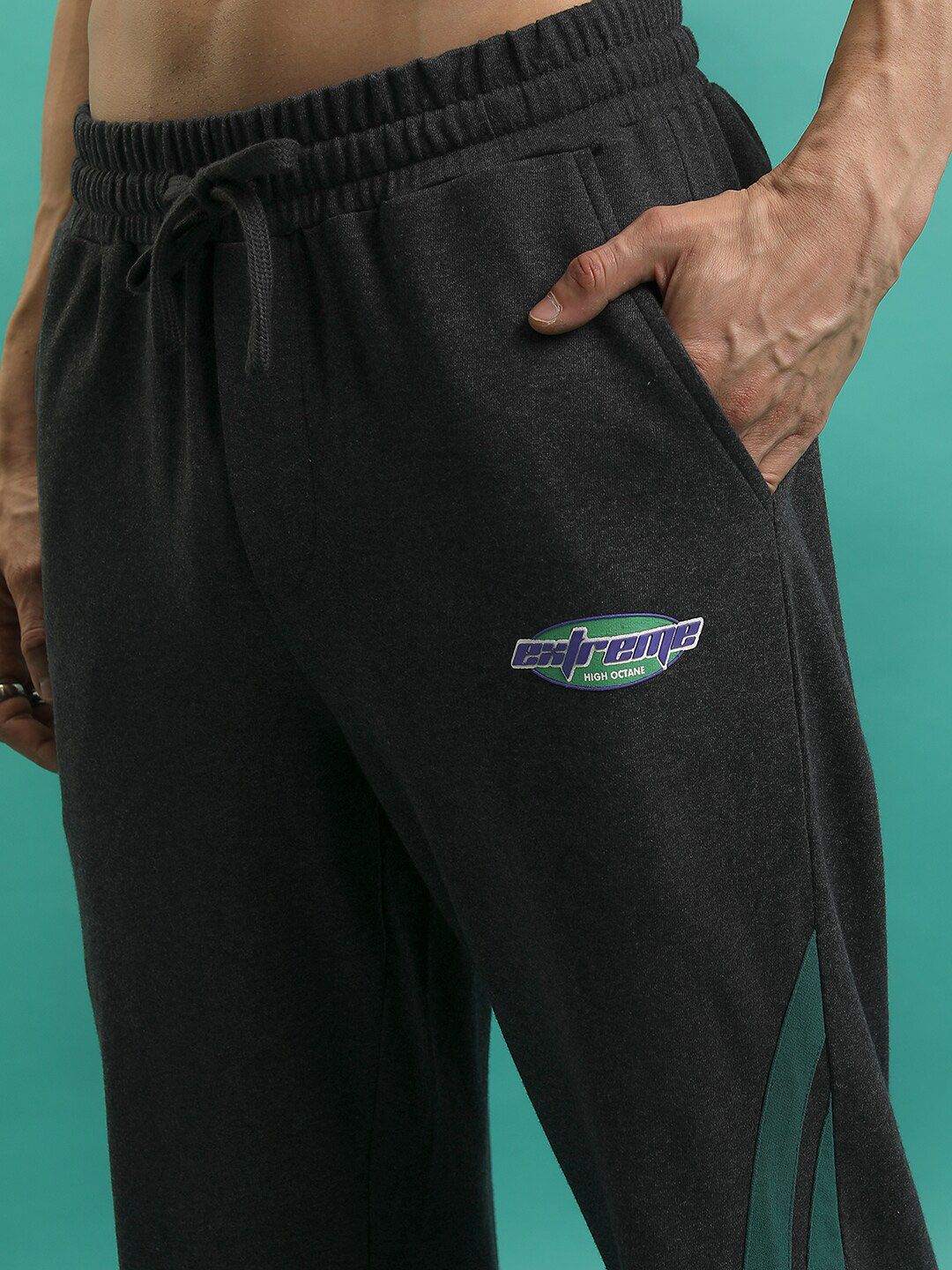 HIGHLANDER Men Relaxed Fit Training or Gym Track Pants