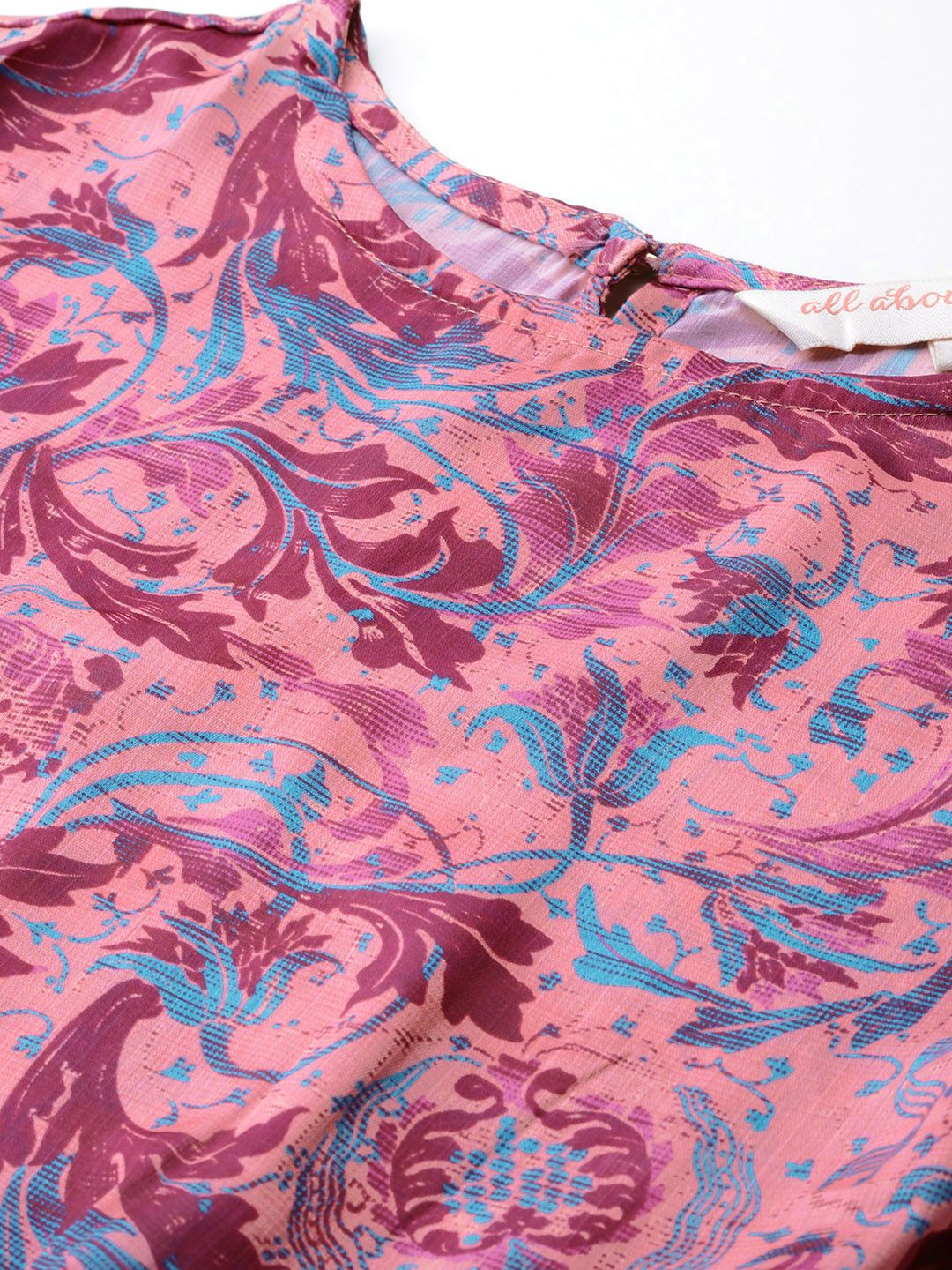 all about you Floral Print Fit & Flare Midi Dress