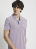 THE BEAR HOUSE Men Solid Polo Collar Regular Fit Pure Cotton T-shirt