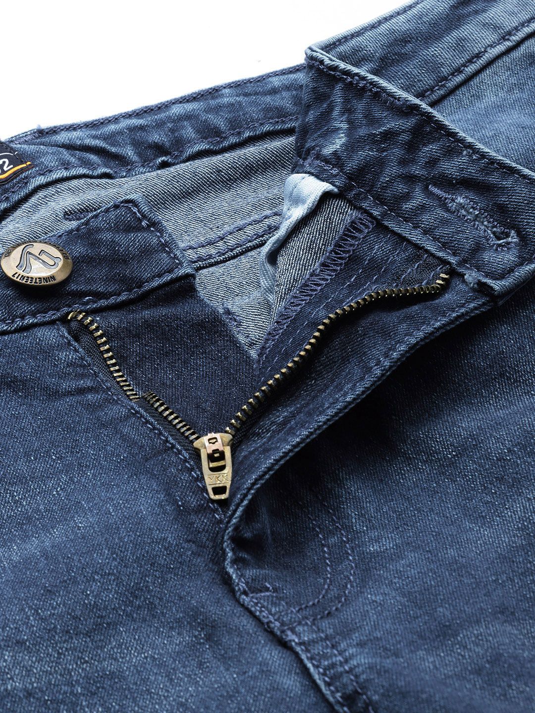 The Indian Garage Co Men Blue Slim Fit Stretchable Jeans