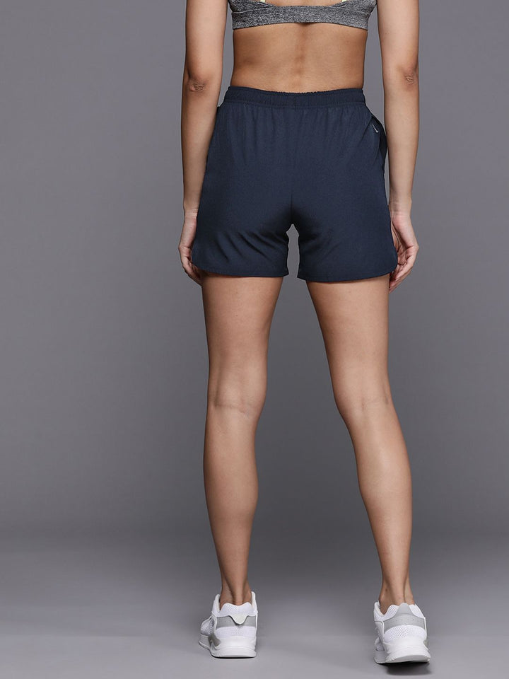 HRX by Hrithik Roshan Women Striped Slim Fit Shorts