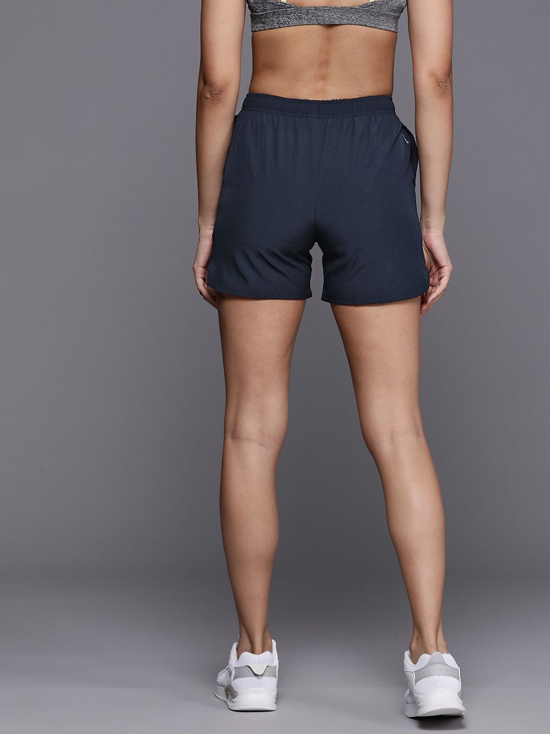 HRX by Hrithik Roshan Women Striped Slim Fit Shorts