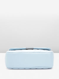 Lino Perros Structured Sling Bag with Quilted Detail