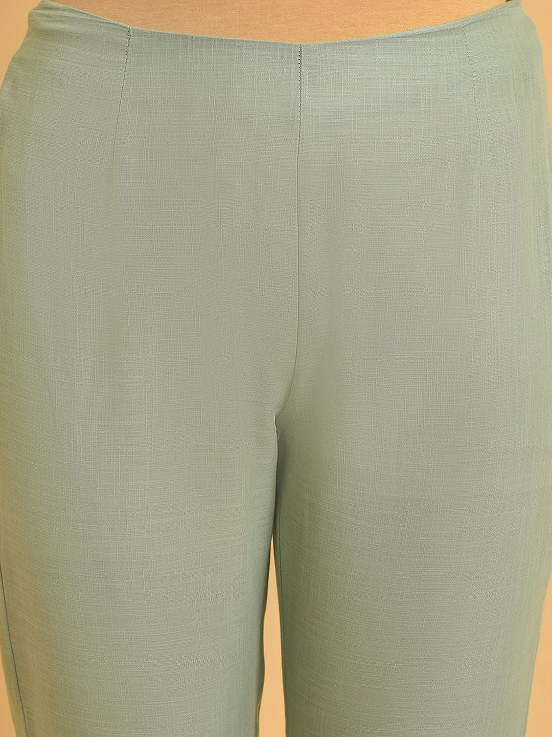 W Women Mid Rise Pure Cotton Regular Trousers