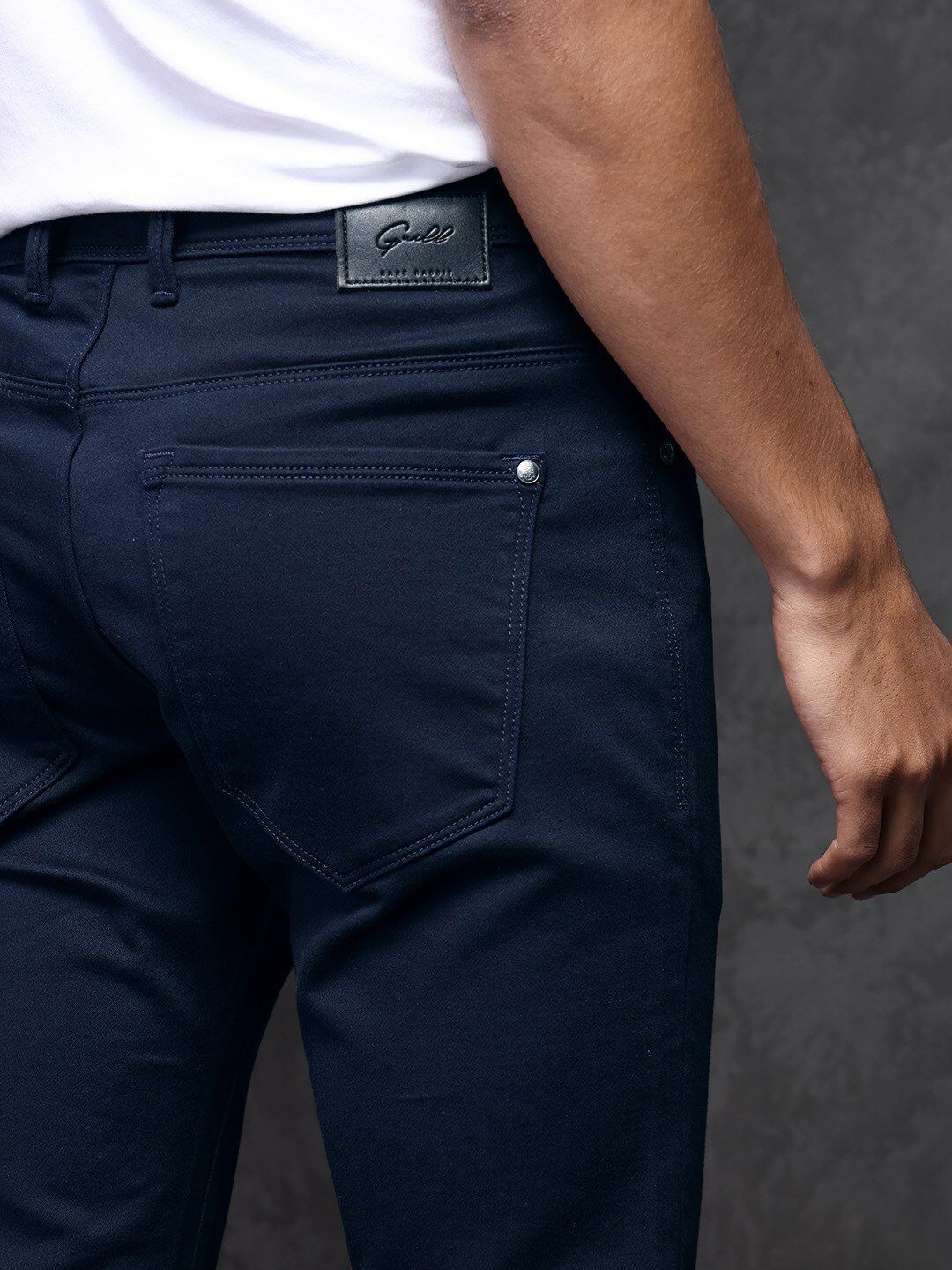 RARE RABBIT Men Satinx Slim Fit Mid-Rise Jeans