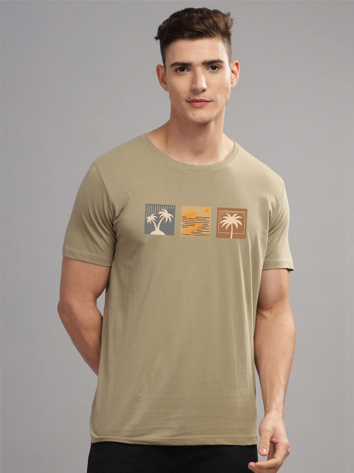ADRO Men Printed T-shirt