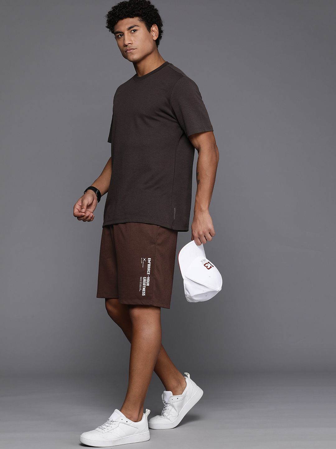 HRX by Hrithik Roshan Men Lifestyle Knit Shorts