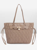 DressBerry Structured Quilted Shoulder Bag