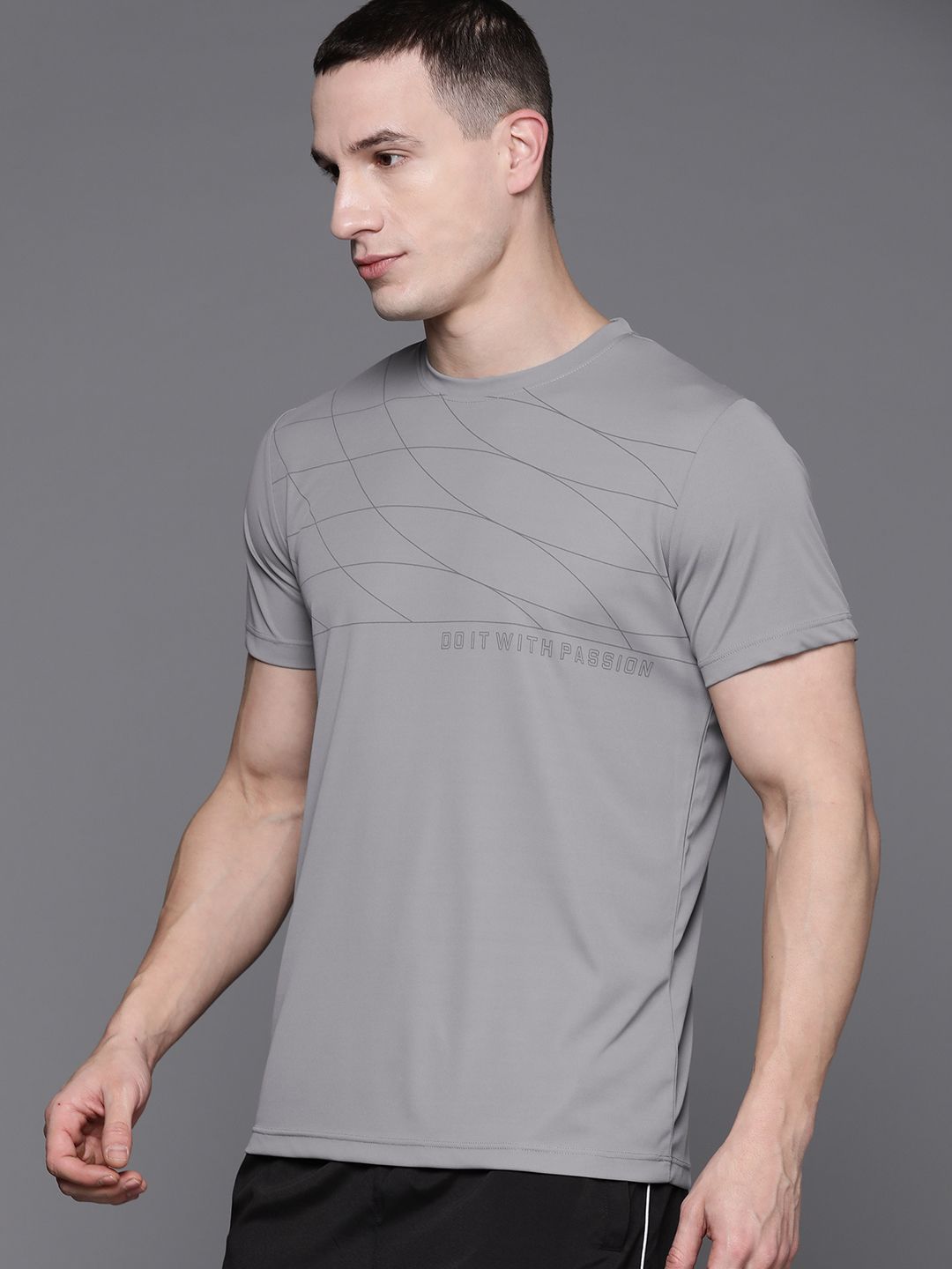 HRX by Hrithik Roshan Printed Rapid-Dry Running T-shirt