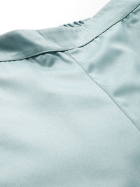 DressBerry Women Satin Trousers with Slit-Detail