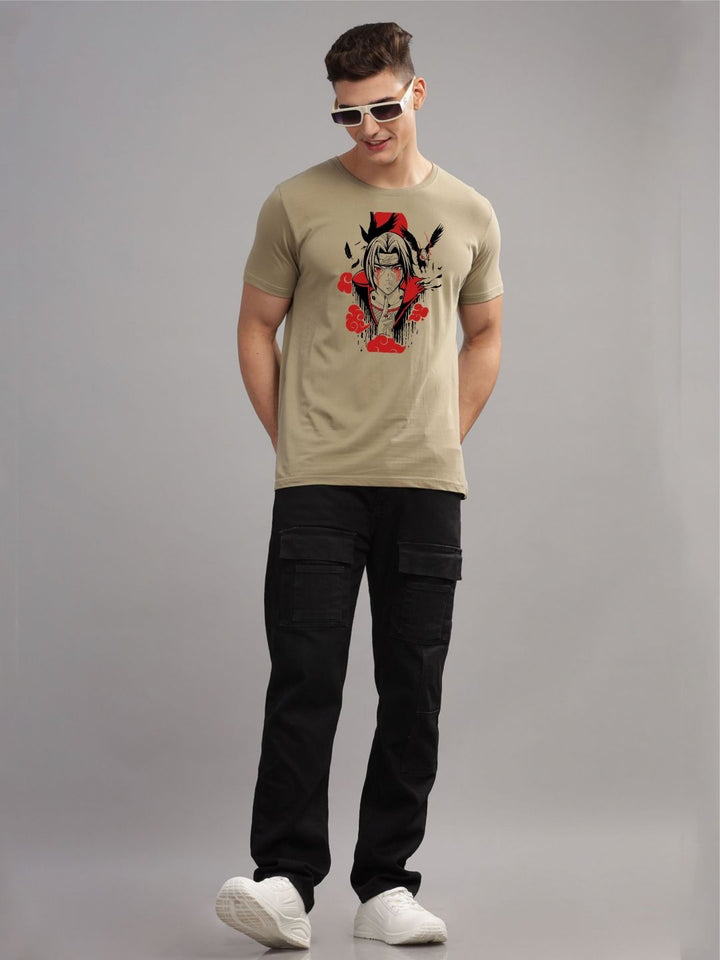 ADRO Men Typography Printed Applique T-shirt