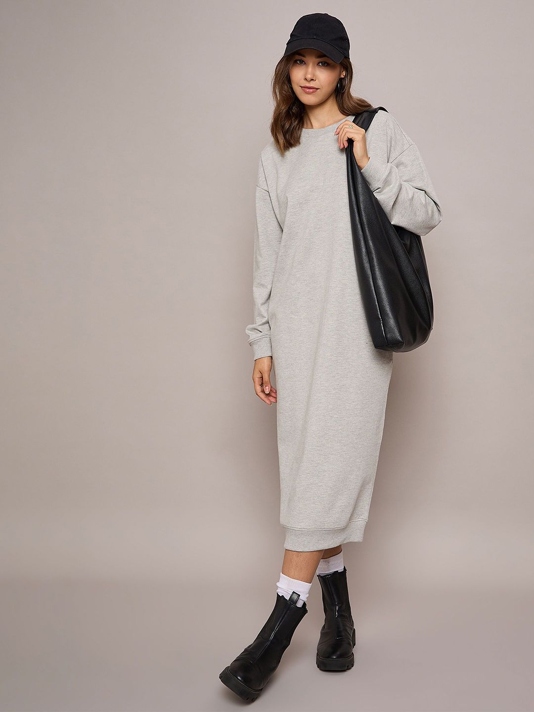 SASSAFRAS BASICS Women Midi Jumper Dress