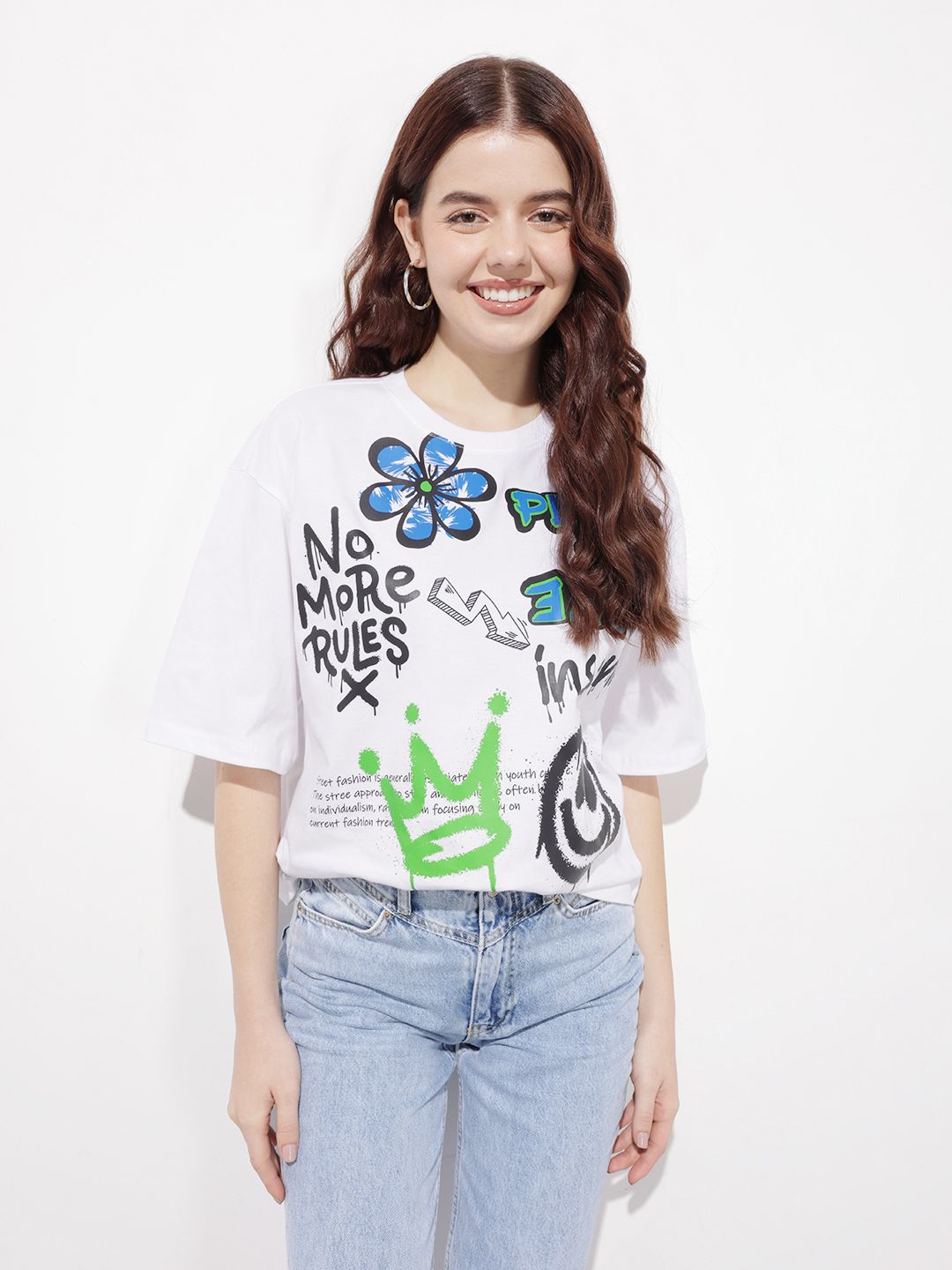 DressBerry Expression Queen Conversational Printed T-shirt