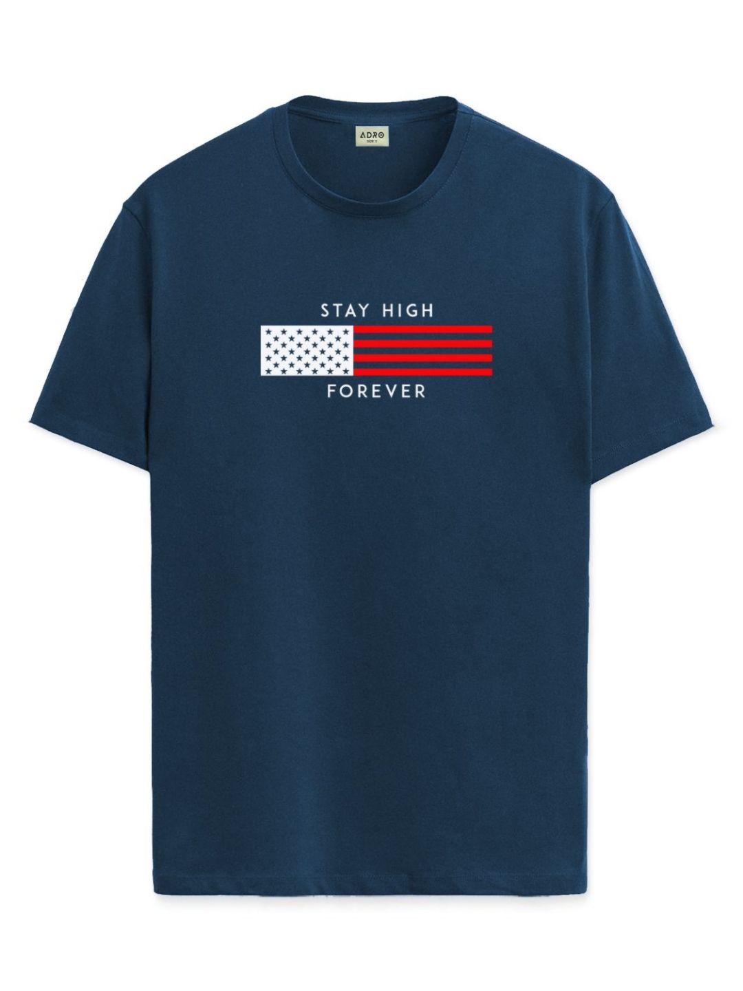 ADRO Men Graphic Printed Round Neck T-shirt