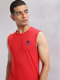 HRX by Hrithik Roshan Solid Sleeveless T-shirt