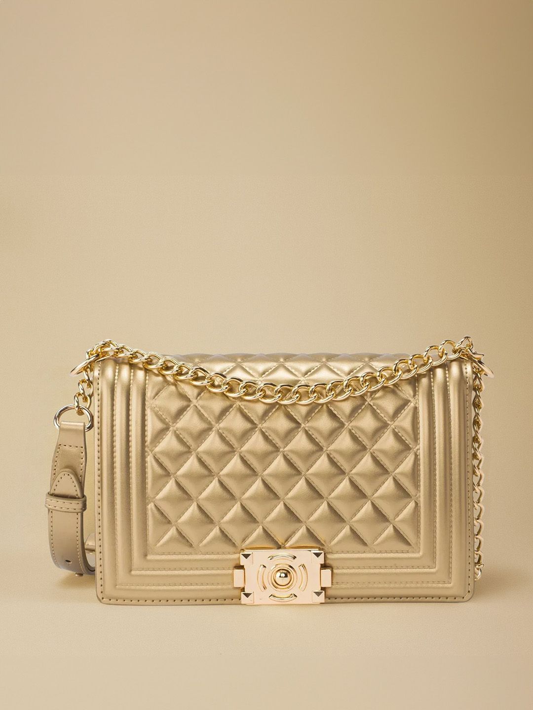 Lino Perros Textured Structured Shoulder Bag