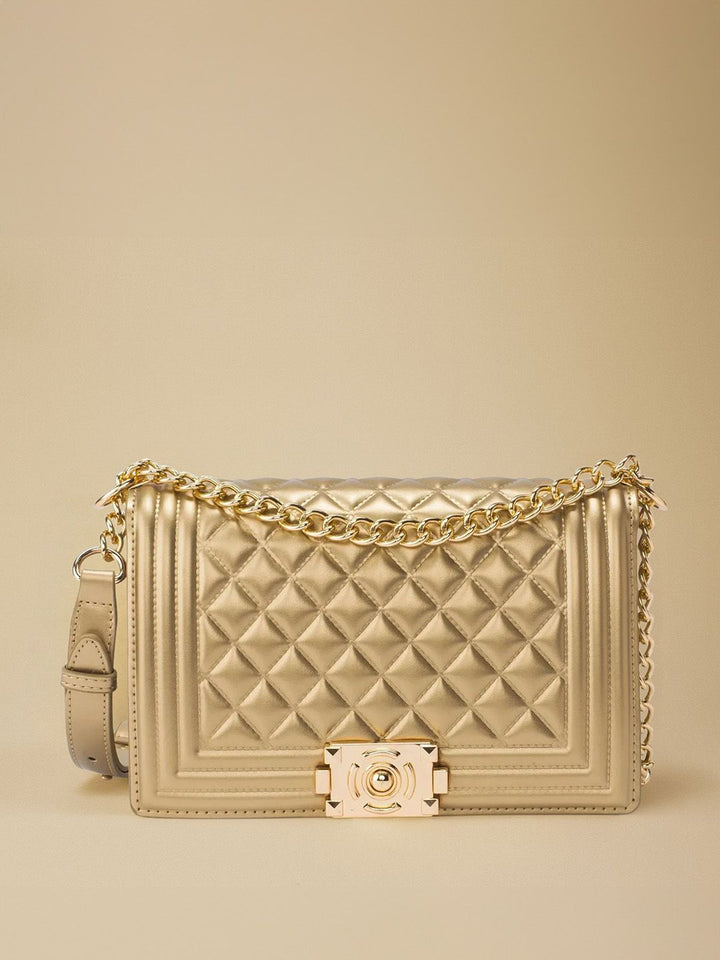 Lino Perros Textured Structured Shoulder Bag
