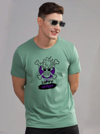 ADRO Men Printed Applique T-shirt