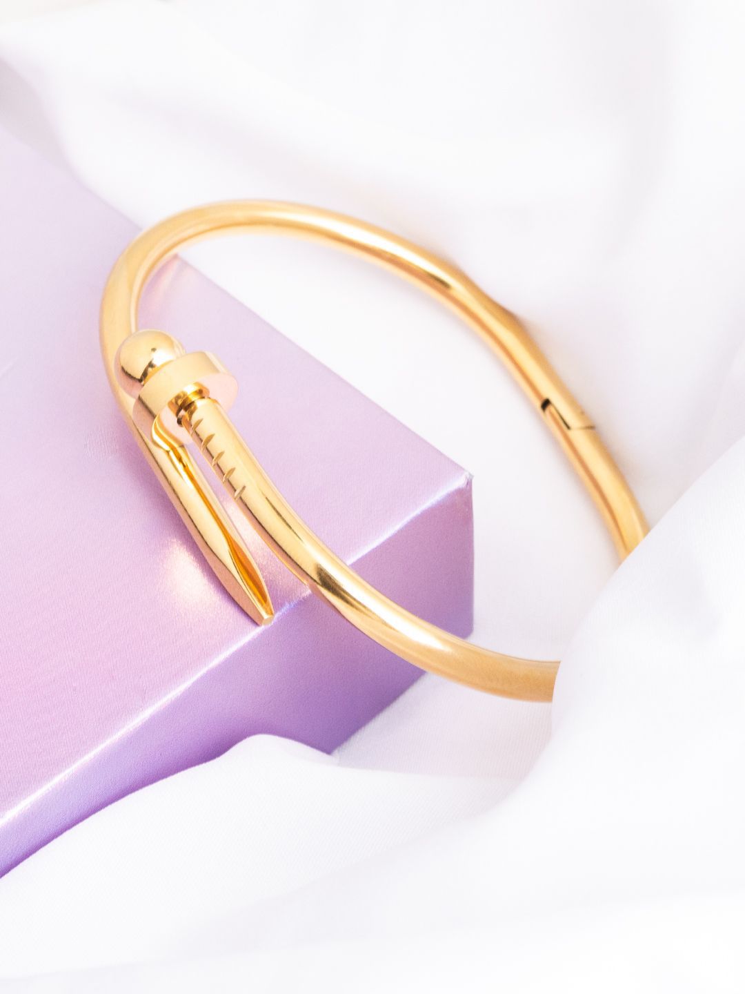 VOGUE PANASH Gold-Plated Bangle-Style Bracelet
