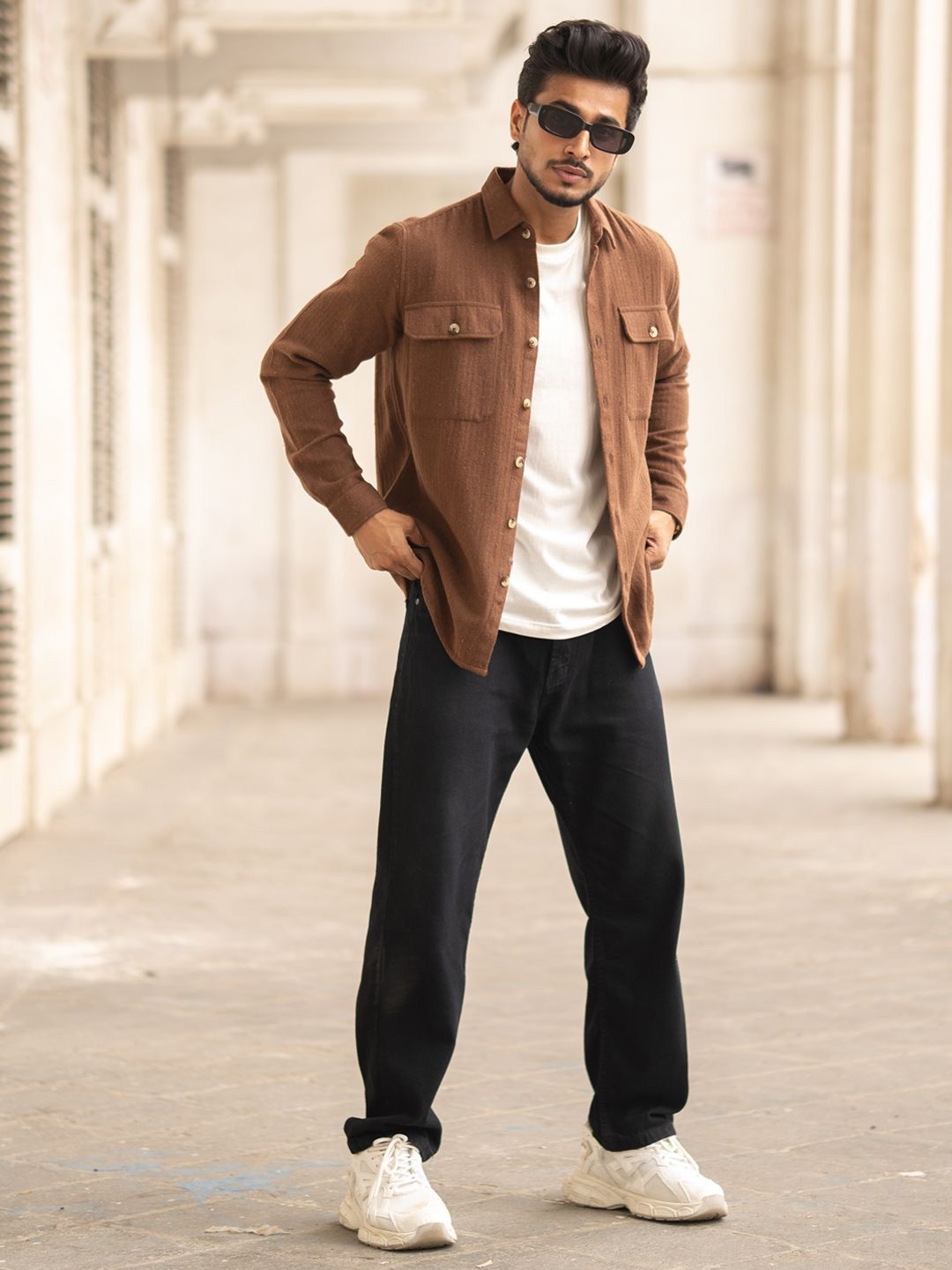 Powerlook Men Opaque Casual Shirt