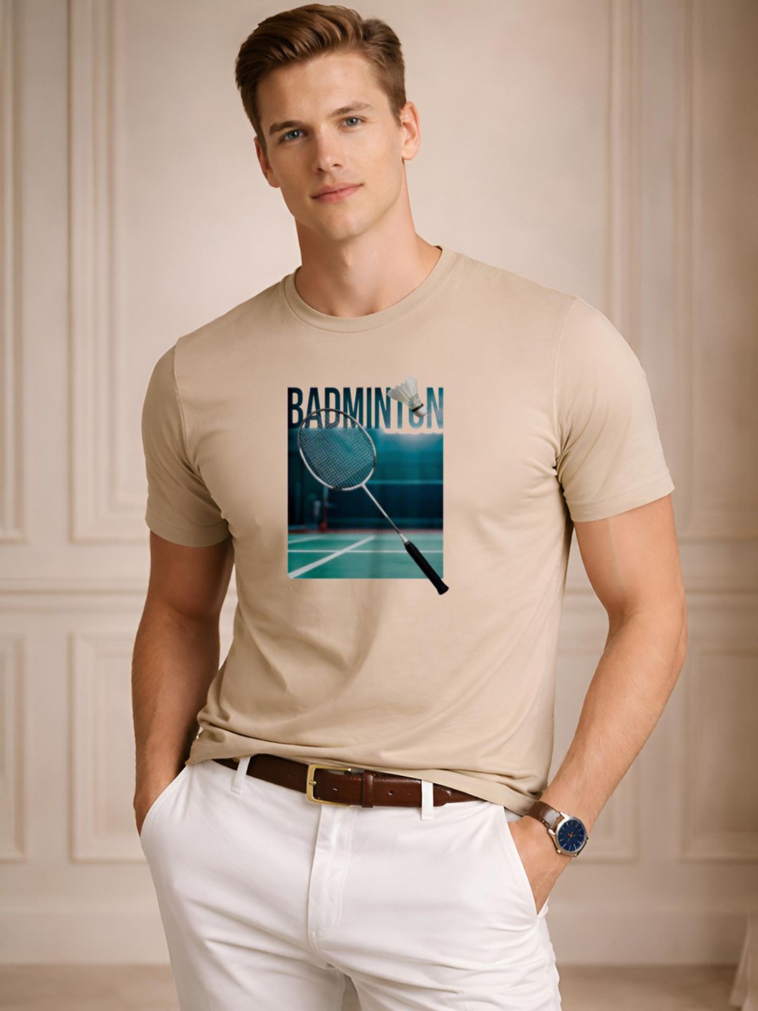 ADRO Men Printed T-shirt