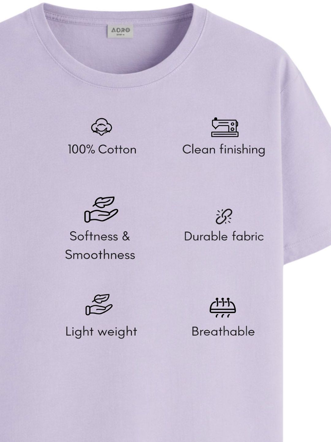 ADRO Men Typography Printed T-shirt