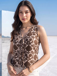 Mamicha Print Top