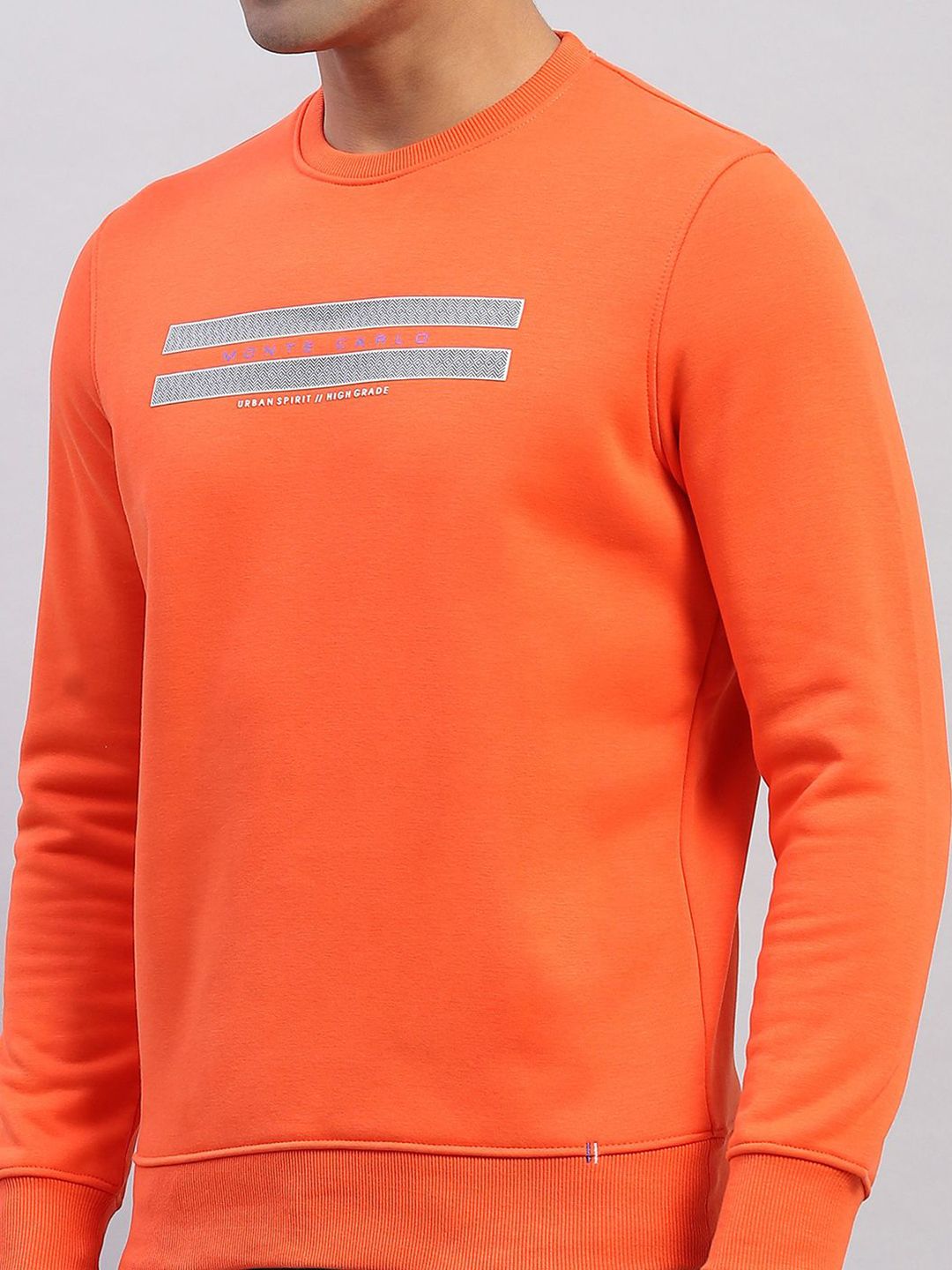 Monte Carlo Men Typography Printed Sweatshirt